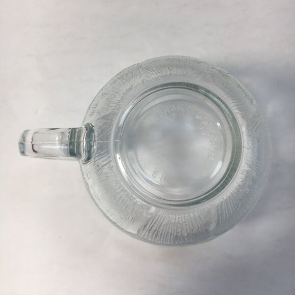 Arcoroc Fleur Punch Cup Set 6 Clear Glass Mugs Floral Design - Picture 5 of 7